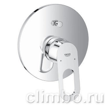 Смеситель для ванны GROHE BauLoop (со встраиваемым механизмом), 29081000 — фото товара