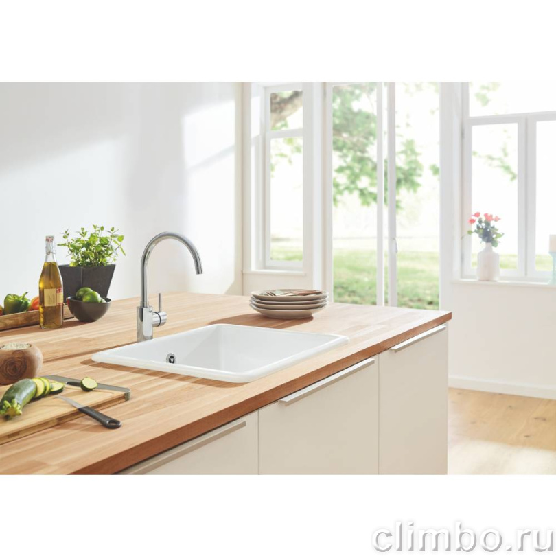 Смеситель для кухни GROHE Concetto New с высоким изливом, хром (32661003) — фото товара