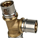 STOUT Тройник переходной 32х26х26 для металлопластиковых труб прессовой (SFP-0005-322626) — фото товара