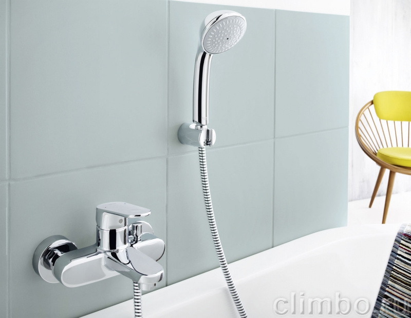 Смеситель для ванны GROHE Europlus с душевым гарнитуром, 33547002 — фото товара