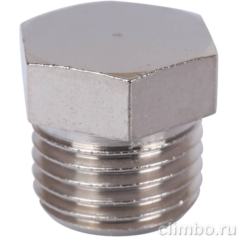 STOUT Заглушка НР никелированная 1/4 — фото товара