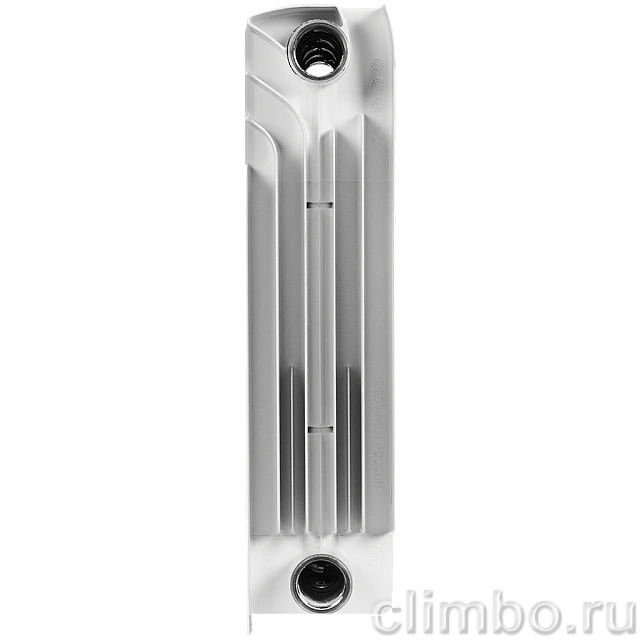 Радиатор биметаллический STOUT TITAN 350 14 секций боковое подключение (белый RAL 9016) — фото, детали конструкции