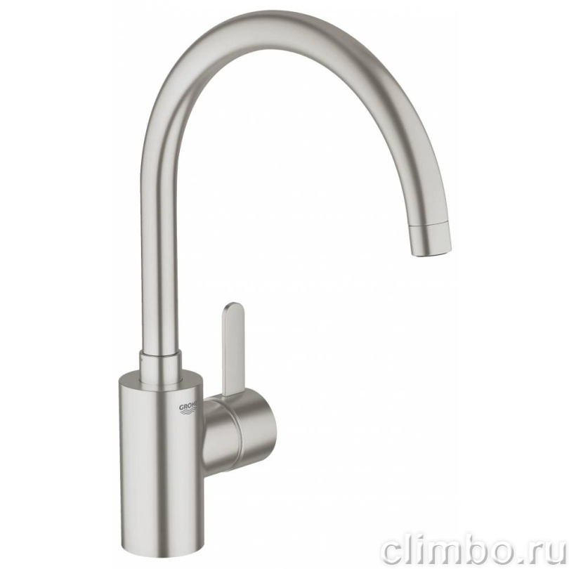 Смеситель для кухни GROHE Eurosmart Cosmopolitan, высокий излив, суперсталь (32843DC0) — фото товара