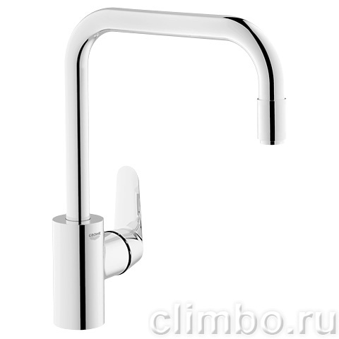 Смеситель для кухни GROHE Eurodisc Cosmopolitan с выдвижным изливом, 31122002 — фото товара