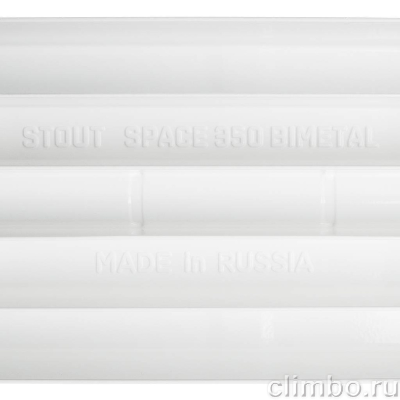 Биметаллический секционный радиатор Stout Space 350- 12 секц. — фото товара