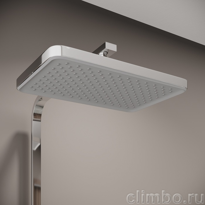 Смеситель с верхним душем с управлением Push Control, Slide, IDDIS — фото товара
