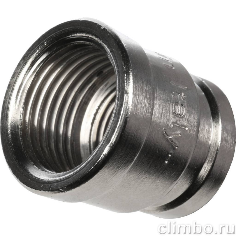 STOUT Муфта ВВ переходная никелированная 1/2X3/8 — фото товара