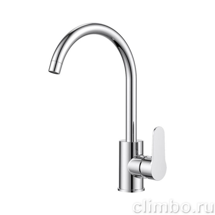 Смеситель для кухни, глянцевый хром, Poli, Milardo, POLSBJ0M05 — фото товара