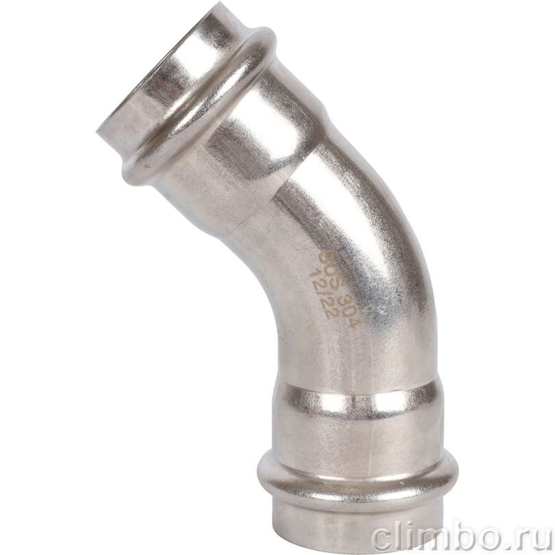 Угольник 45°-ВПр, 42, из нержавеющей стали прессовой — фото товара