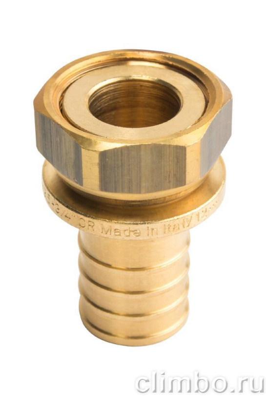 Переходник с накидной гайкой STOUT 16xG 3/4" — фото товара