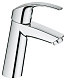 Смеситель для раковины GROHE Eurosmart, средний излив, 23324001 — фото товара