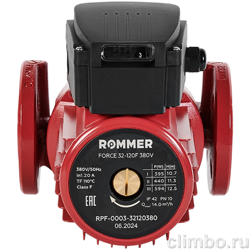 ROMMER Насос циркуляционный  32-120F 380V — фото товара