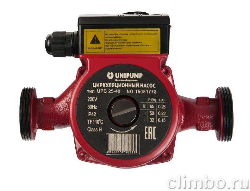 Циркуляционный насос для отопления UNIPUMP  UPС 32-40 180 — фото товара