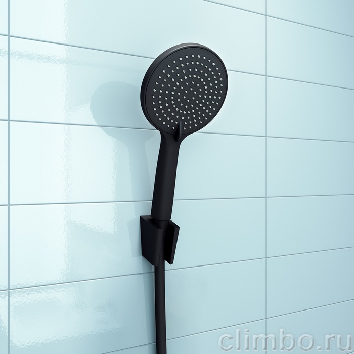 Лейка для душа, черная матовая, Optima Home, IDDIS, OPH3F0Bi18 — фото товара