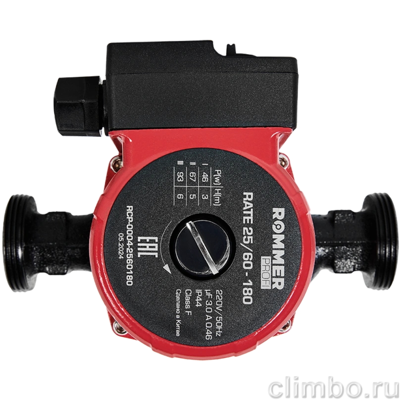 Циркуляционный насос ROMMER Profi 25/60-180 — фото, детали конструкции