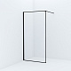 Душевая перегородка Walk In, черный 100x195, Slide, IDDIS, SLI8BS1i23 — фото товара