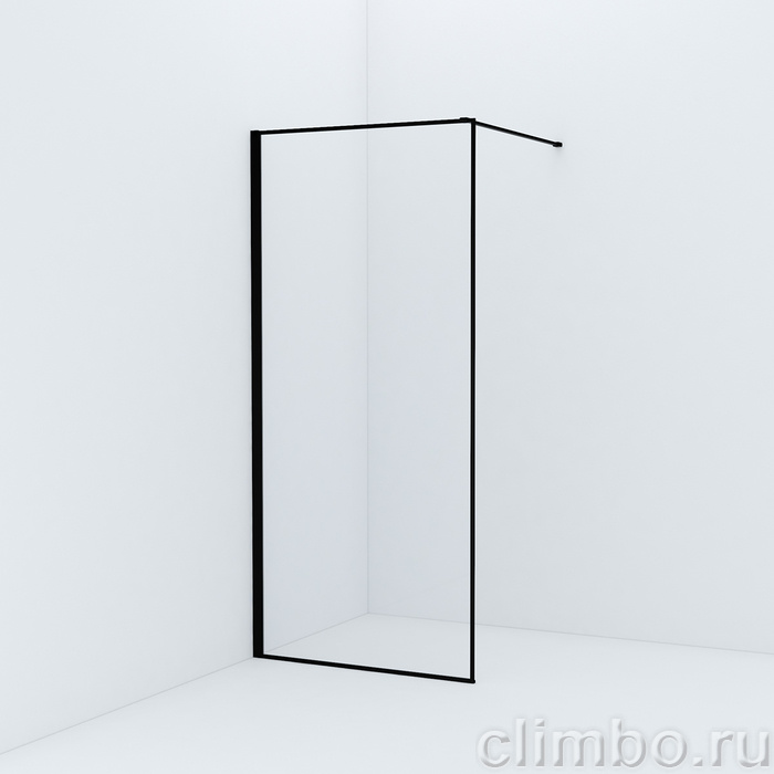 Душевая перегородка Walk In, черный 90x195, Slide, IDDIS, SLI8BS9i23 — фото товара