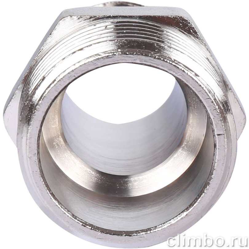 STOUT Штуцер НР никелированный 1"x25 — фото товара