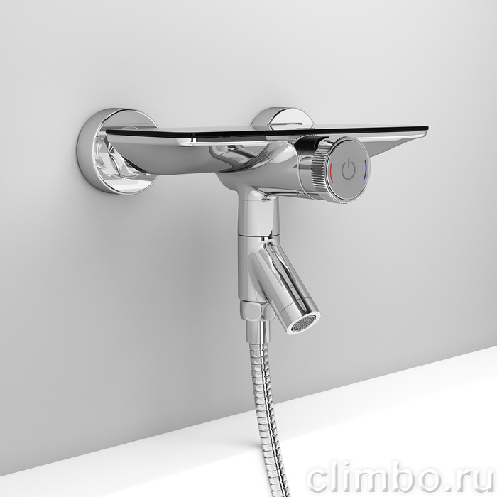 Смеситель для ванны с управлением Push Control Shelfy IDDIS — фото товара