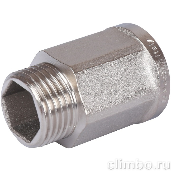 STOUT Удлинитель ВН шестигранный никелированный 1/2"x1/2" — фото товара