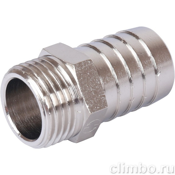 STOUT Штуцер НР никелированный 1/2"x20 — фото товара