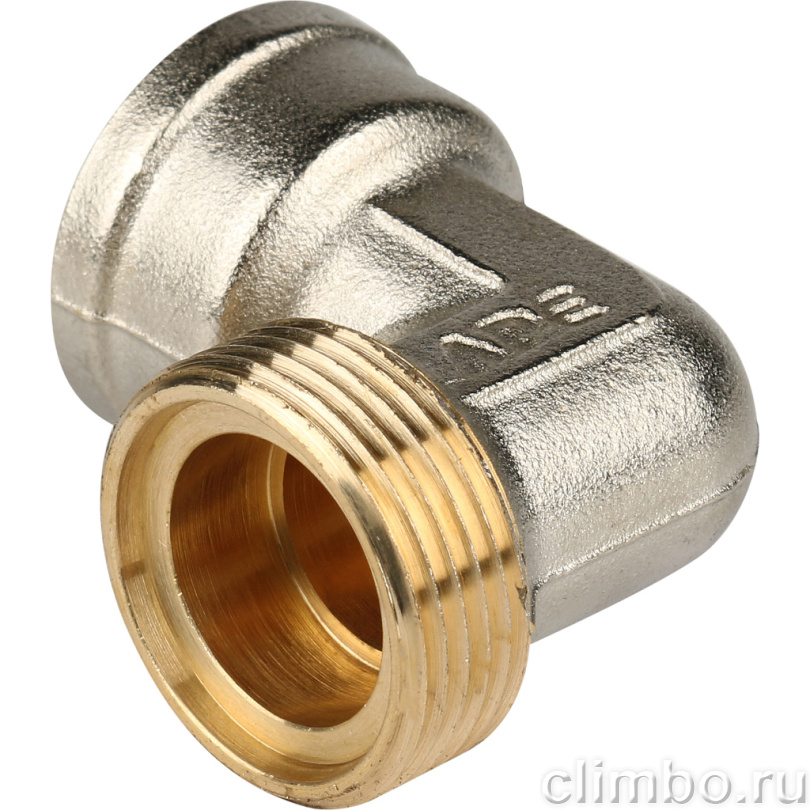 STOUT Угольник-переходник с внутренней резьбой 1/2"х20 для металлопластиковых труб винтовой (SFS-0007-001220) — фото товара