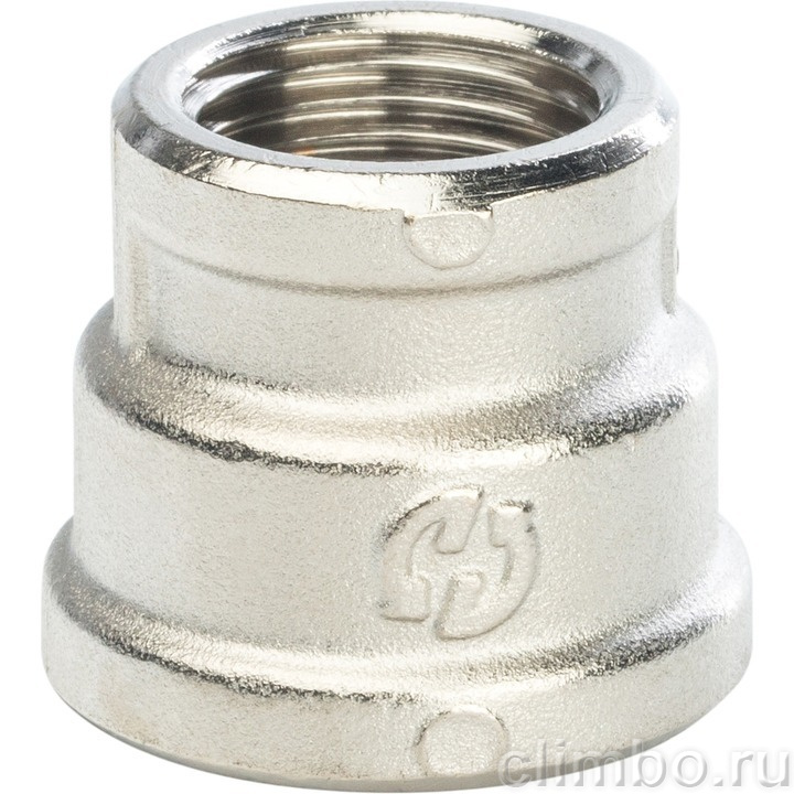 STOUT Муфта ВВ переходная никелированная 1/4X1/8 — фото товара