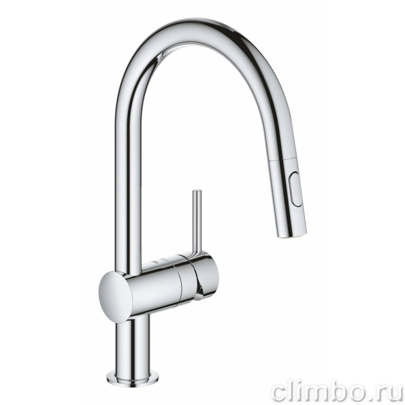 Смеситель для кухни GROHE Minta с выдвижным изливом, хром (32321002) — фото товара