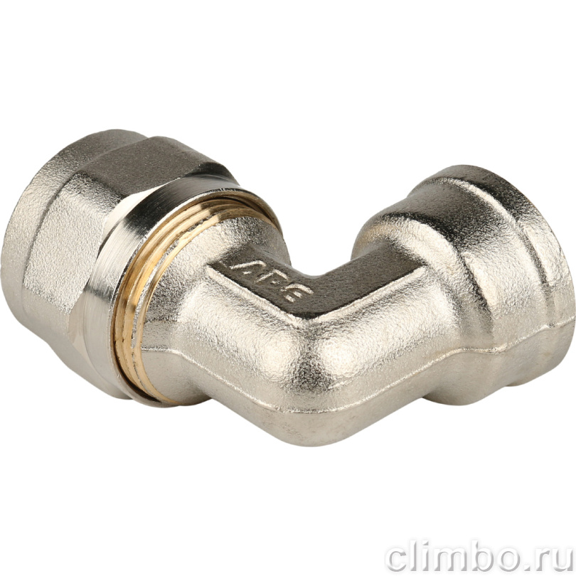 STOUT Угольник-переходник с внутренней резьбой 1/2"х20 для металлопластиковых труб винтовой (SFS-0007-001220) — фото товара