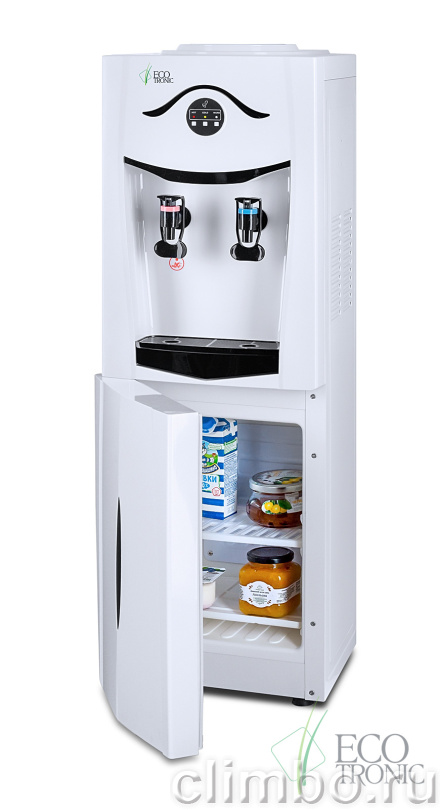 Кулер Ecotronic K21-LF white+black с холодильником — фото товара