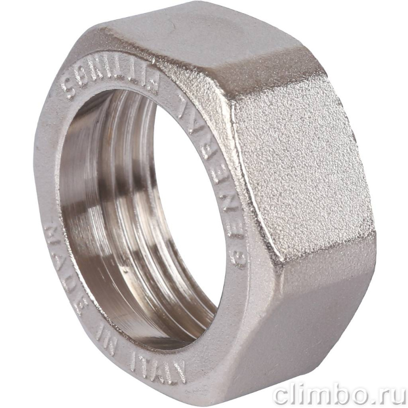 STOUT Угловая американка ВН, уплотнение o-ring кольцо, никель. 3/4 — фото товара