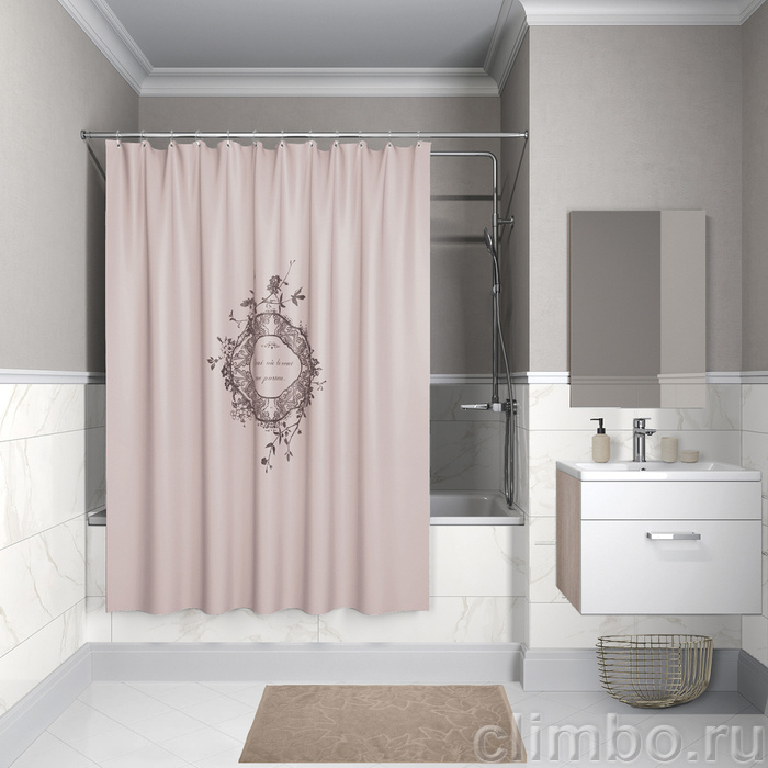 B15P218i11 Штора для ванной комнаты, коллекция Basic — фото товара