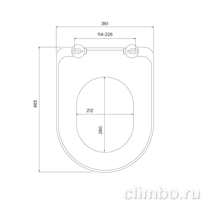 Сиденье для унитаза, дюропласт, Soft Close, Easy Fix, IDDIS, 137DPSEi31 — фото товара