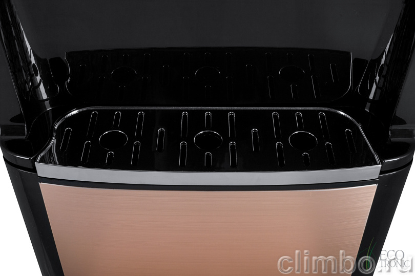 Кулер с нижней загрузкой бутыли Ecotronic M30-LXE black+gold — фото товара