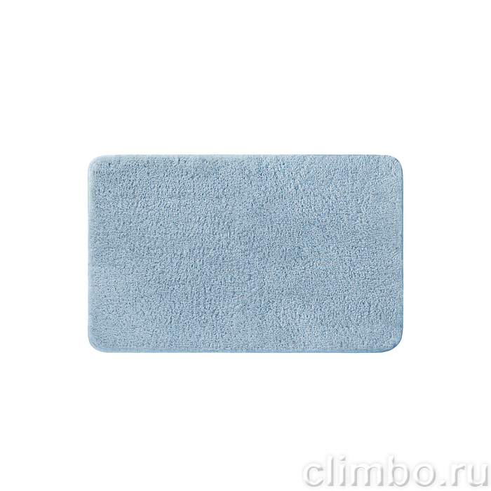 Коврик для ванной комнаты, 50x80, микрофибра, синий, IDDIS, BSQS03Mi12 — фото товара