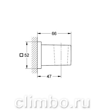 Настенный держатель лейки душа GROHE Euphoria Cube, 27693000 — фото товара