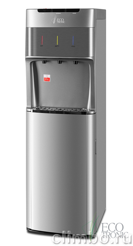 Кулер с нижней загрузкой бутыли Ecotronic M30-LXE silver+SS — фото товара