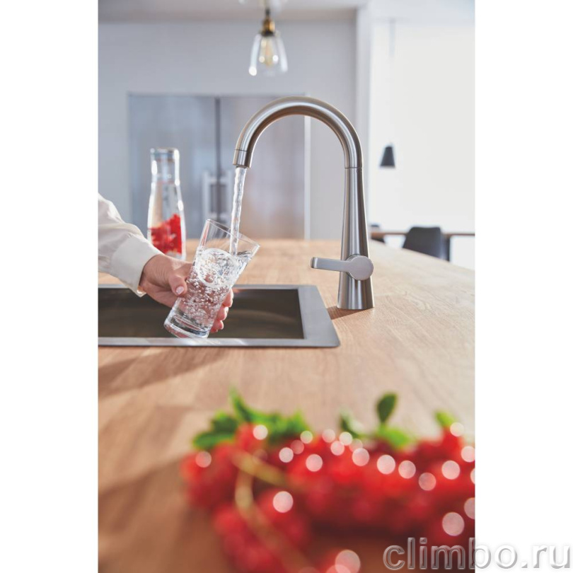 Вентиль вертикальный для подачи фильтрованной воды GROHE Zedra, суперсталь (30026DC2) — фото товара