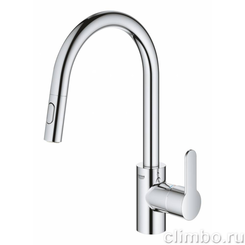 Смеситель для кухни GROHE Eurostyle Cosmopolitan, высокий излив, хром (31482003) — фото товара