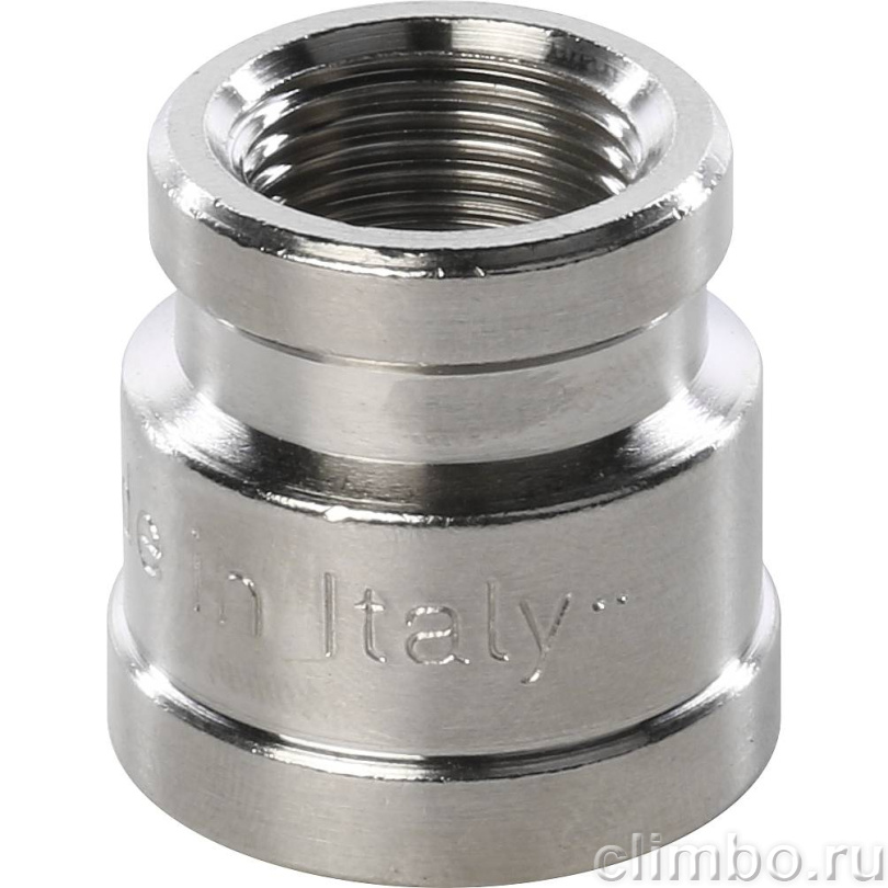STOUT Муфта ВВ переходная никелированная 1/2X3/8 — фото товара
