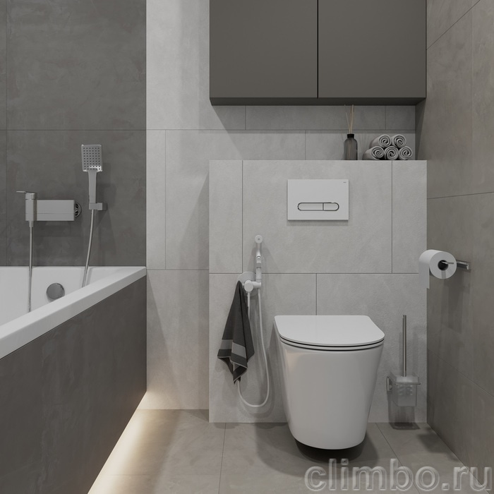 Клавиша смыва, универсальная, белая, Unifix, 001, IDDIS, UNI01WCi77 — фото товара