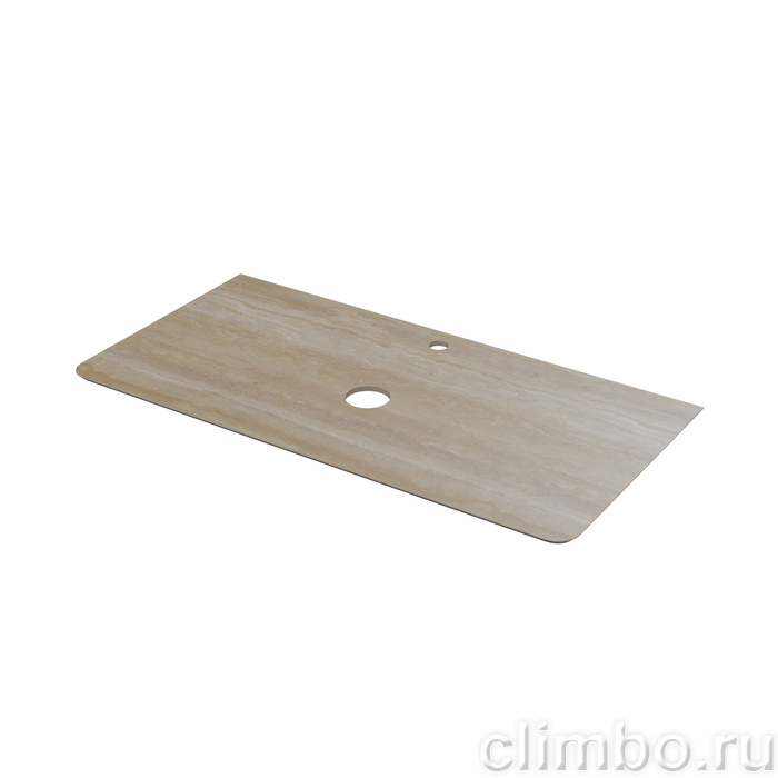 Столешница, керамогранит, 100 см, бежевый, Оптима Хоум (Optima Home), IDDIS, OPH10B0i89 — фото, детали конструкции