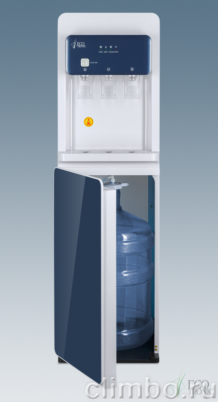 Кулер Ecotronic K43-LXE white-blue — фото товара