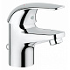 Смеситель для раковины GROHE Euroeco с донным клапаном, хром (23262000) — фото товара