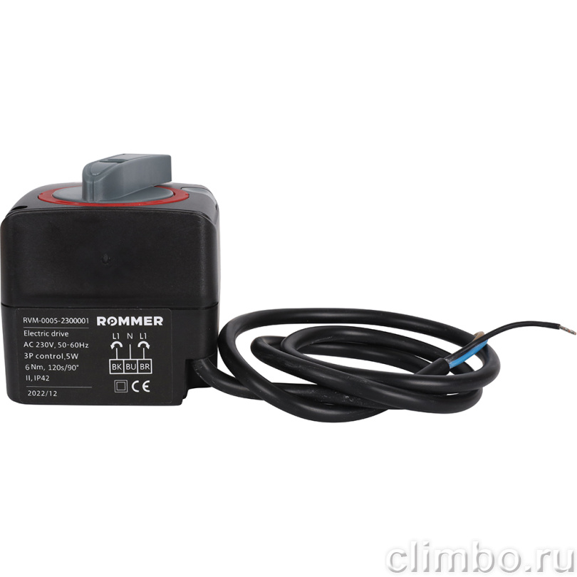 Сервопривод ROMMER RVM 230V 120s — фото товара