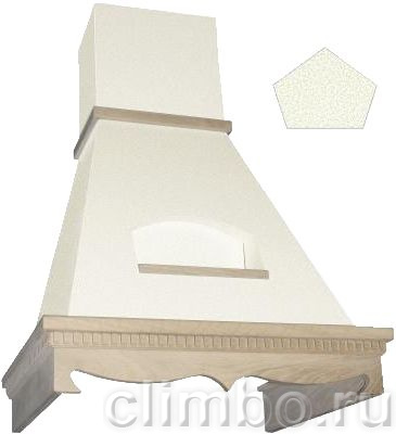 Кухонная вытяжка каминная Elikor Бельведер 90П-650-П3Г бежевый — фото товара