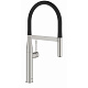 Смеситель для кухни GROHE Essence с профессиональной лейкой, поворотный излив, суперсталь (30294DC0) — фото товара
