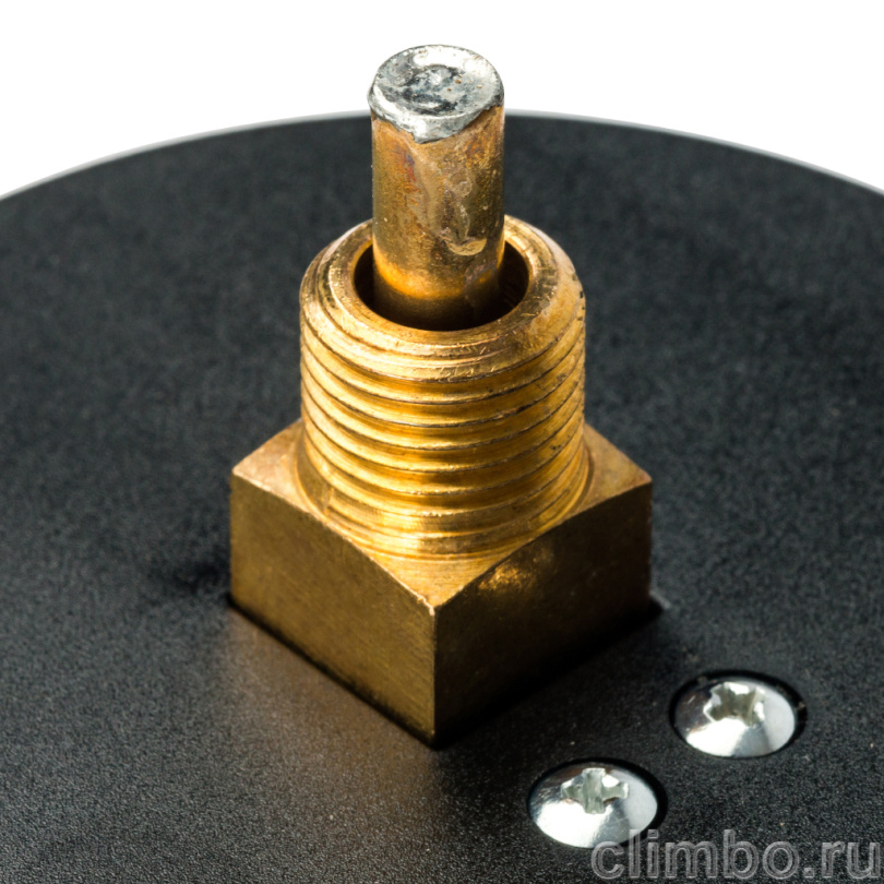 STOUT Термоманометр аксиальный в комплекте с автоматическим запорным клапаном. Корпус Dn 80 мм 1/2", 0...120 C, 0-10 бар. (SIM-0005-801015) — фото товара