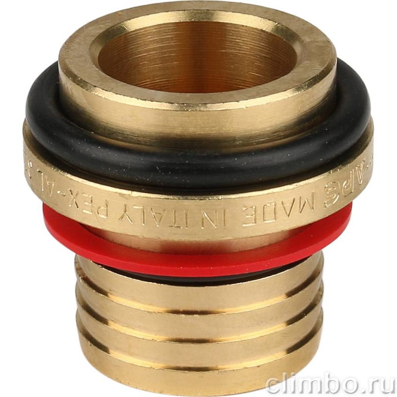 STOUT Угольник-переходник с внутренней резьбой 1"x32 для металлопластиковых труб винтовой — фото товара