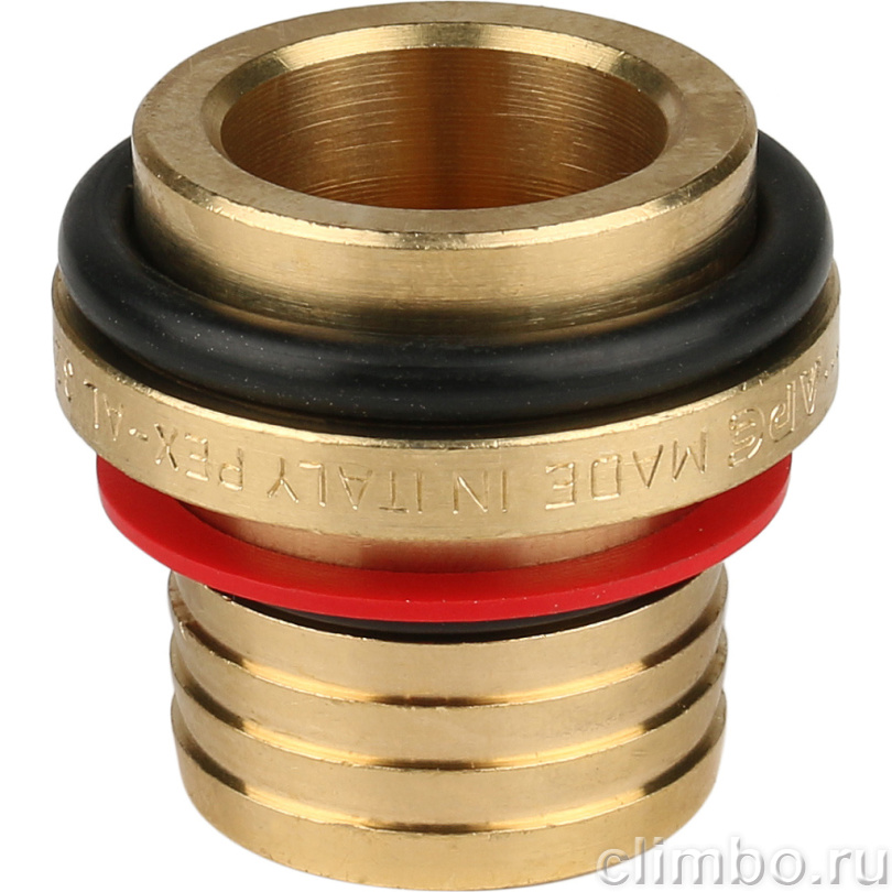 STOUT Тройник равнопроходный 32x32x32 для металлопластиковых труб винтовой (SFS-0009-000032) — фото товара